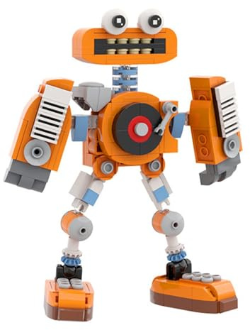 My Funny Sing Monsters Figure Building Block Set, Monsters Singing Game Model Toys Collectible Building Bricks Birthday Gift for Kids Adults Fans (305 Pcs)