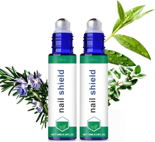 MonsaReliefs Nailshield Anti Fungal Stick, Monsalife Nail Shield anti fungal stick Roll On, Nail Care Roller Balls, Natural Nail Strengthener, Nail Care Liquid, A Stronger Nail Barrier (2pc)