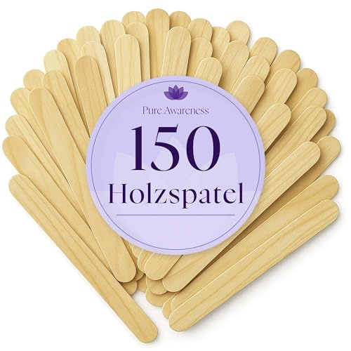 150 Spatules en Bois pour Épilation à la Cire – Bâtonnets Jetables pour Cire Chaude & Orientale – Application Corps Visage Maillot – Usage Esthétique & Cosmétique