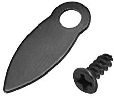 sourcing map Marco Giro Botón, 3/5 Metal con Tornillos para Colgar Imágenes, Fotos, Dibujos y Carteles, 30 Piezas (Negro)