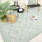 FRAAI | Home & Living In- & Outdoor Teppich - Summer Oriental Grün - Wetterfest - Polypropylen - Flachgewebe - Balkon, Garten/Terrasse - Terrasse - Rug