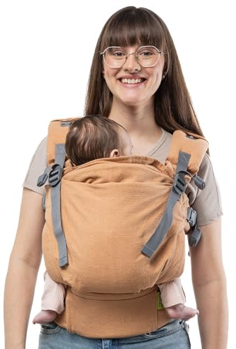 Boba X Babytrage Neugeborene ab Geburt (3-20 kg) - Hüftfreundliche Baby- & Kindertrage mit verstellbarem Sitz & 2 Tragepositionen (Nach Innen Gerichtet/Rücken)