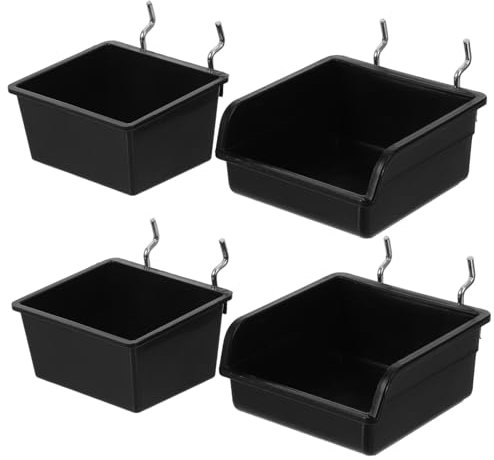 OUNONA 4 Stück Organizer Für Schrauben Und Werkzeugaufbewahrungsbox Wandmontage Stecktafel Organizer Vielseitige Aufbewahrungslösung Für Garagen Und Werkstätten