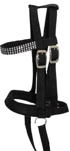 PFIFF 103126 Lotty Bridon pour Chevaux de Jeu et de Bois, Mors pour Chevaux de Jeu, Taille Unique, Noir