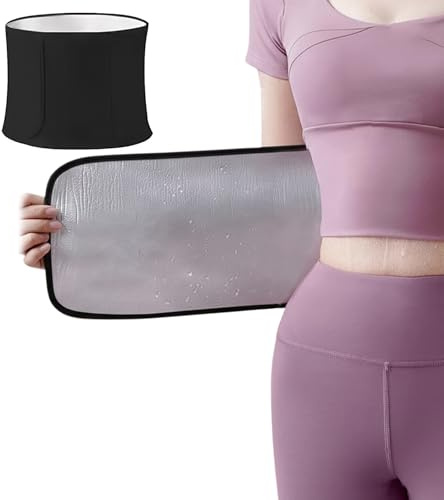 Eniyou Fascia Addominale Dimagrante Fascia Dimagrante Pancia Donna Adatto alla Vita Quotidiana allo Yoga alla Corsa All'allenamento in Palestra All'escursionismo Ai Viaggi ECC Nero
