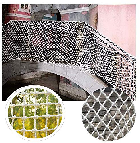 JHKJ Safe Net, Railing Safety Net Baby Safety Banister Guard Stair Balcony Rail Protector Net Child Safety Net Climbing Safety Net,1x8m（3.3 * 26ft）