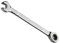 Vokenforu 7mm Ratchet Spanner, Ratcheting Combination Wrench, Hardened Chrome Vanadium Steel Open End Spanner Metric