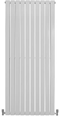 Radiatori Termosifoni in Acciaio Calorifero a Doppio Strato a Pannelli Piatti Riscaldamento Centralizzato Colonna Termosifone Orizzontale Radiatore a Parete - Bianco Lucido - 160 x 70 cm
