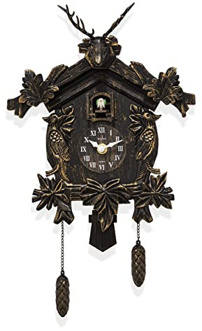 Acctim Lindau Antique Bronze Pendulum Cuckoo Clock