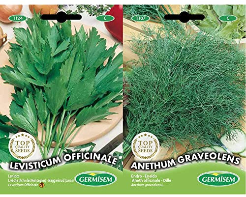 Germisem Levisticum Officinale Semi di Levistico 1 g & Anethum Graveolens Semi di Aneto 4 g