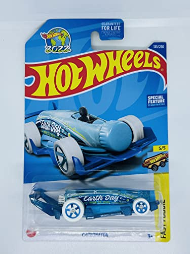 Hot Wheels - CARBONATOR - Echter Flaschenöffner - Fast Foodie - Blau - Earth Day - Versand in Luftpolsterfolie verpackt in einer Box
