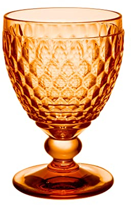 Villeroy & Boch – Boston Wasserkelch Orange, Spülmaschinenfest, Glas, Trinkgeschirr, Kristallglas
