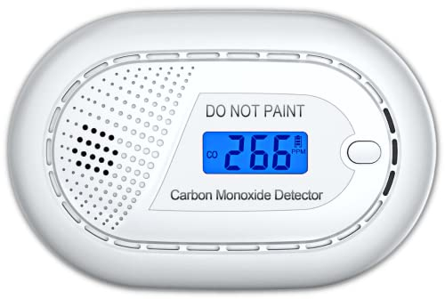 Aroha Safety Pro Kohlenmonoxid Melder - 10 Jahre Batterie - CO Melder, CO Gaswarner, CO Warner, Kohlenmonoxid Messgerät, CO Sensor, CO Warnmelder