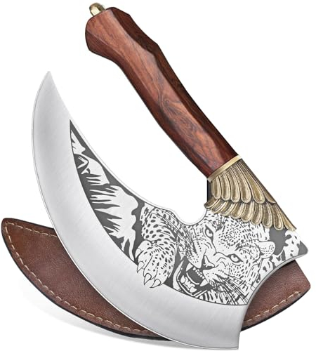 Pietuley Pizzaschneider Edelstahl mit Deckel, Pizzamesser, Wiegemesser, Pizza Roller Cutter, Pizza Schneideroller, Teigschneider Teigschaber, Pizza Zubehör, Küchen Gadgets, Kuchenschaber Teigkarte