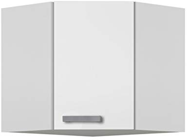 idealShopping GmbH Küchen Eckhängeschrank Oslo OED606-9 in weiß 60 cm