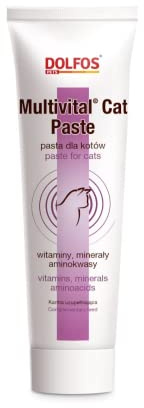 Multivital Cat Paste Multivitaminico per Gatti - Mic di Vitamine, Aminoacidi e Componenti Minerali per tutti i Gatti - Confezione 100 gr