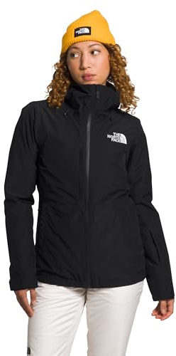 THE NORTH FACE Women's ThermoBall Eco Snow Triclimate Jacket, TNF Black, Large