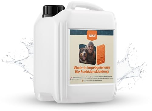nimo® Wash-in waterproofing for functional clothing, waterproofing against rain and dirt for the washing machine, water-repellent outdoor clothing, breathable impregnation