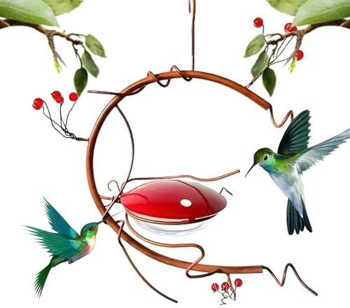 Bird Feeding Station – Protection contre les fourmis, panneau d'abeille, facile à nettoyer, durable, plateau suspendu | Distributeur automatique de nourriture de jardin pour la décoration de terrasses