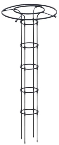 Treillis obélisque Treillis de Jardin en métal à Hauteur réglable de 71 Pouces pour Plantes grimpantes Roses Clématites Vignes Support Plante Patio extérieur