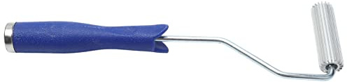 FTVOGUE Rodillo de Fibra de Vidrio, Herramienta de Rodillo de Laminación de Aleación de Aluminio con de Madera, Herramienta de Colocación Manual de FRP de 12 Pulgadas, Agarre Ergonómico, Mano de