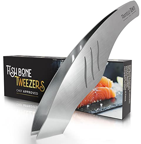 Pinzette per Lische di Pesce - Pinzetta Per Rimuovere Lische e Squame di Pesce, Servire Salmone a Fette, Sashimi e Qualsiasi Pesce