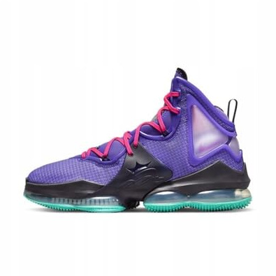 Nike Lebron XIX Hommes Basketball Trainers CZ0203 Sneakers Chaussures (UK 9.5 US 10.5 EU 44.5, Wild Berry 500), 44.5 EU