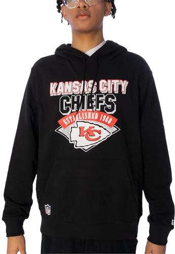 New Era NFL Kansas City Chiefs Graphic Hoodie Herren schwarz, S