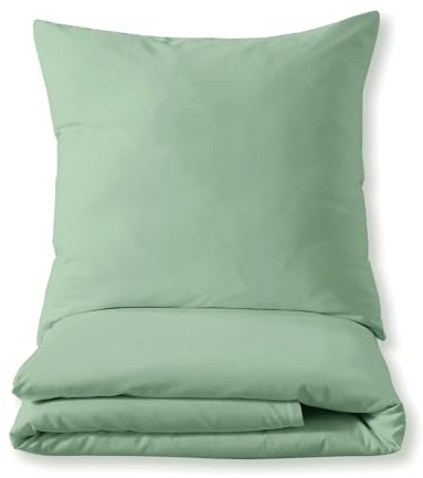 Luxuriöses Bettset aus Mako-Satin 100% Baumwolle 135x200 155x220 200x200 200x220