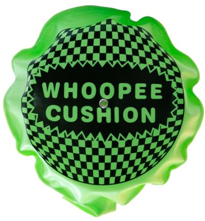 Lotsdonxia 16cm Self-Inflating Whoopee Cushion – Durable Rubber & Sponge Classic Prank, Novelty Fart Sound Gag Toy