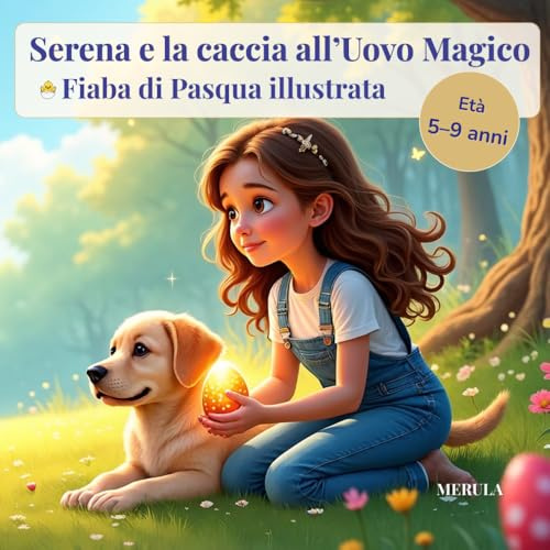Serena e la caccia all’Uovo Magico: Una fiaba illustrata di Pasqua per bambini (5–9 anni), perfetta per la buonanotte, tra uova colorate, nonni, magia, ricette del Bosco e piccoli tesori