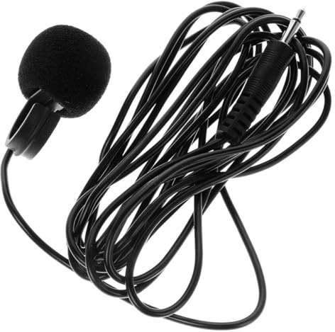 GALPADA Microfono a Clip Mini Nero per Strumenti Musicali con Amplificatore Audio, Compatibile con Ocarina e Saxofono, in Plastica Abs, per Prove Quotidiane e Piccoli Raduni
