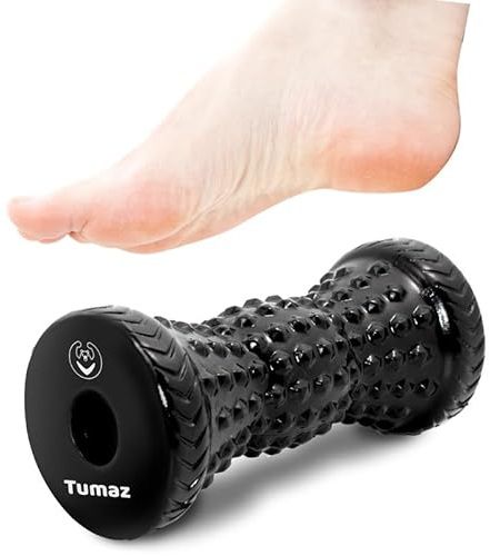 Tumaz Foot Roller for Plantar Fasciitis Relief, Foot Massage Roller for Alleviate Planter Facetious Pain,Arch Pain,Trigger Points & Deep Tissue, Portable - Reflexology Tool