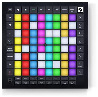 Novation Launchpad Pro [MK3] 64-Grid-MIDI-Controller und Sequenzer für Ableton Live, Logic Pro und Hardware – mit 64 anschlagsempfindlichen RGB-Pads, dynamischem Notenspiel, Akkord- und Skalen-Modi