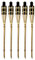 Moritz 5 fiaccole in bambù, 90 cm, colore naturale, torcia da giardino