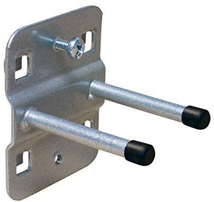 ADB Werkzeughalter Lochwand Lochwandhaken 50-150 mm doppelt gerades Hakenende, Farbe (RAL):Weissaluminium (RAL 9006), Länge:150 mm