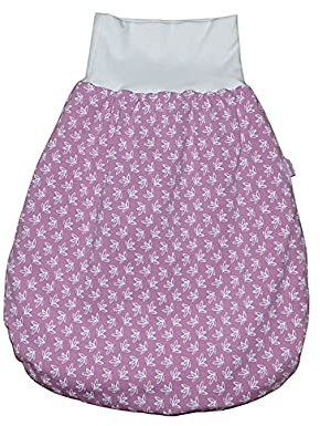 Pucksack, Strampelsack, Schlafsack, Jersey, rosa weiß