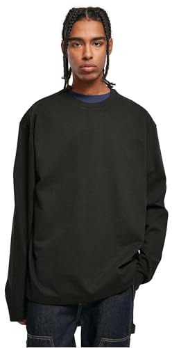 Urban Classics Herren Ultra Heavy Oversized Longsleeve Black, S
