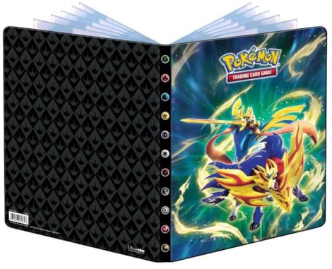 Ultra Pro - Pokémon Schwert & Schild 9-Pocket Portfolio Crowned Sword Zacian & Crowned Shield Zamazenta, Schützen & Speichern Sie bis zu 360 Standardgröße Sammelkarten, Sammelkarten