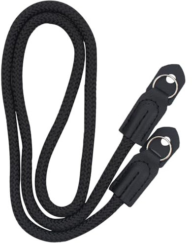 HBERCAI 100CM Correa de hombro de la Cámara,Series Correa de Hombro o Cuello para cámara Unisex Adulto,Cámara y Videocámara Strap de Ajustable al Hombro y Cuello-Negro
