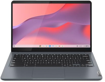 Lenovo IdeaPad Slim 3 14 Laptop 14IAN8 - (Intel Core i3-N305 CPU | 8GB LPDDR5-4800MHz RAM | 256GB eMMC Storage | 14 inch Full HD IPS Display | Chrome OS) - Storm Grey