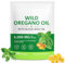 Oregano Öl Kapseln, Oreganoöl 120 Softgels 2-in-1 6000 mg mit Schwarzkümmelöl 200 mg & 165 mg Carvacrol | Kaltgepresst, vegan & gentechnikfrei | Unterstützung von Immunsystem,Verdauung & Atemwegen
