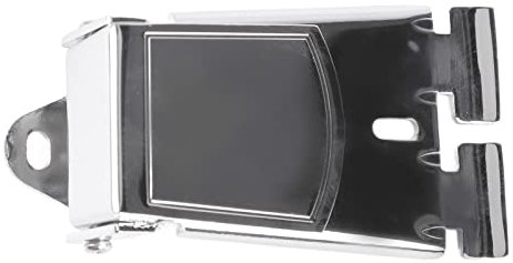 Einstellbare 5 -Saiten -Banjo -Heckhalterplatte in Chromfarbe aus Stabilem Zinklegierungsmaterial für die Einfache Traggröße: 2.6x1.6x1.4in für Musikbegeisterte