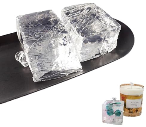 Eabdice 200 g Transparente Jalea, era de Gel Transparente, para la fabricación de Velas y artesanías Velas de Cera perfumadas