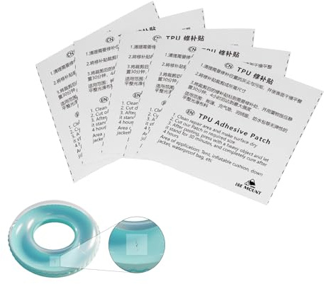 ButtVigour TPU Clear Repair Tape Heavy Duty Waterproof Patch for Swimming Pools,Hot Tubs,Tents, Inflatable Airbeds, Buoys, Kayaks - Instant Fix, Invisible Repair (3 x 2.46ft)