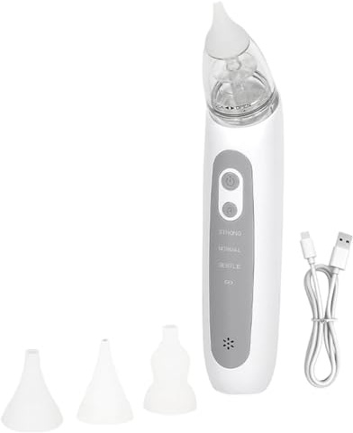 Iegefirm Aspirateur Nasal Électrique pour Nouveau-Né (Version Rechargeable) - Aspirateur Nasal pour Nouveau-Né - Prévient la Congestion Nasale