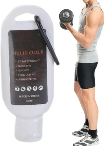 Generico Gesso Liquido per Palestra | Polvere Antiscivolo Sportiva | Grip Liquido Sportivo - per Sollevamento Arrampicata Ginnastica Pole Dance Fitness Tennis Golf Badminton