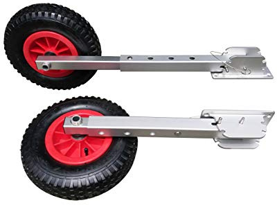 Brocraft Delux Boat Launching Wheels/Delux Boat Launching Dolly 12 Wheels for Inflatable Boats & Aluminum Boats