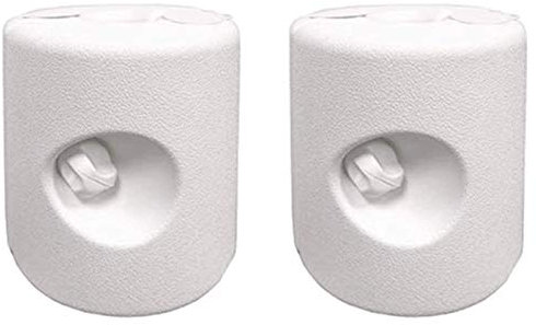 Kahdsvby Gewichtsmanschetten für Pavillon, Zelt, für den Außenbereich, Trommelfüllung mit Wasser oder Sand, Weiß, 2 Stück