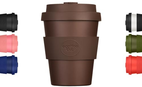 6oz 180ml Reusable Eco-Friendly 100% Plant Based Coffee Cup - Melamine Free & Biodegradable Dishwasher/Microwave Safe Travel Mug, Spooky Action at A Distance